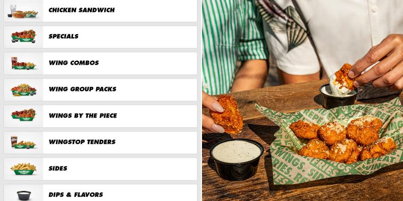 Wingstop Menu