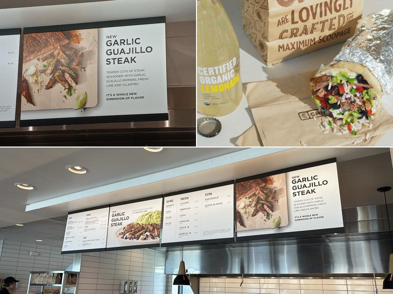 Chipotle Mexican Grill Menu