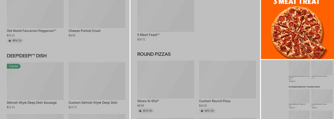 Little Caesars Pizza Menu