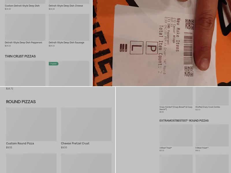 Little Caesars Pizza Menu