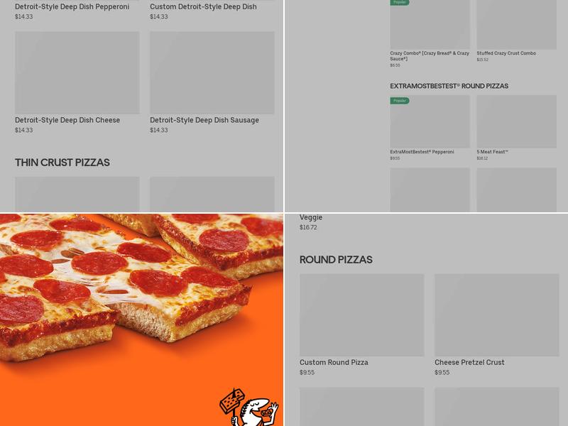 Little Caesars Pizza Menu