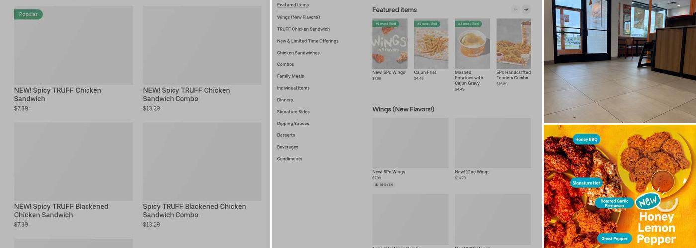 Popeyes Louisiana Kitchen Menu