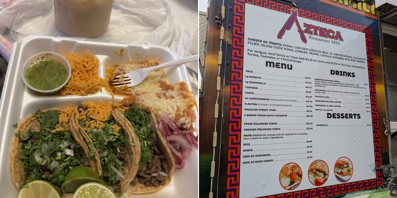 Azteca Taco Truck 2 Menu