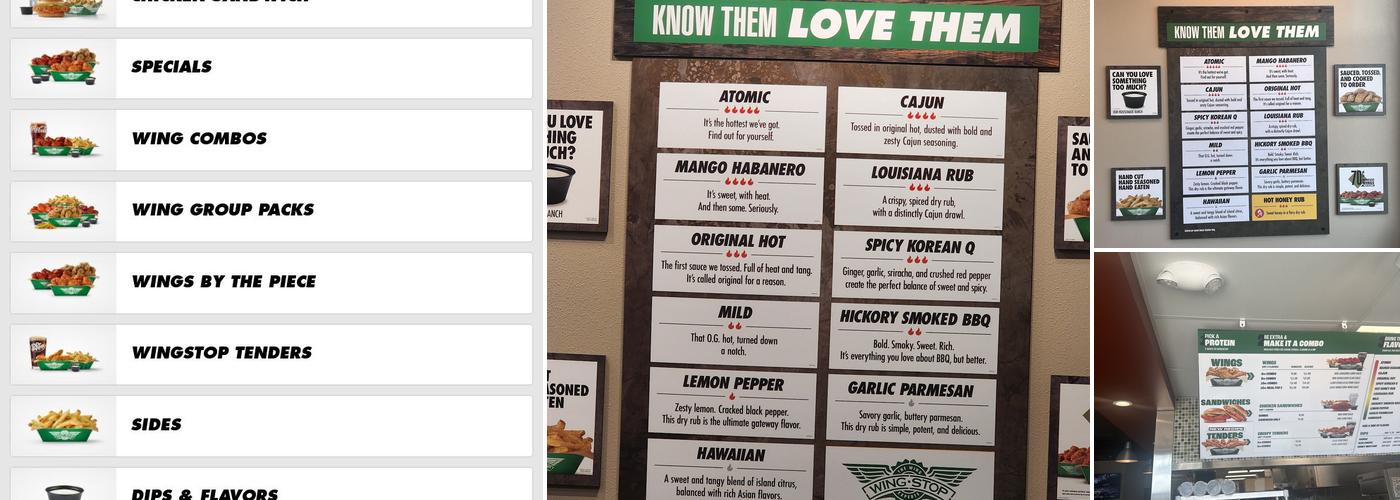 Wingstop Menu
