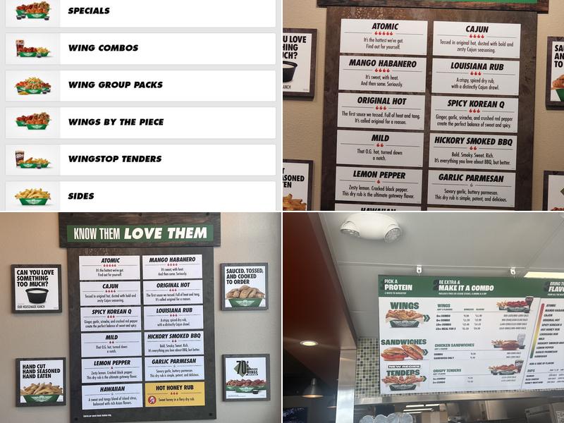 Wingstop Menu