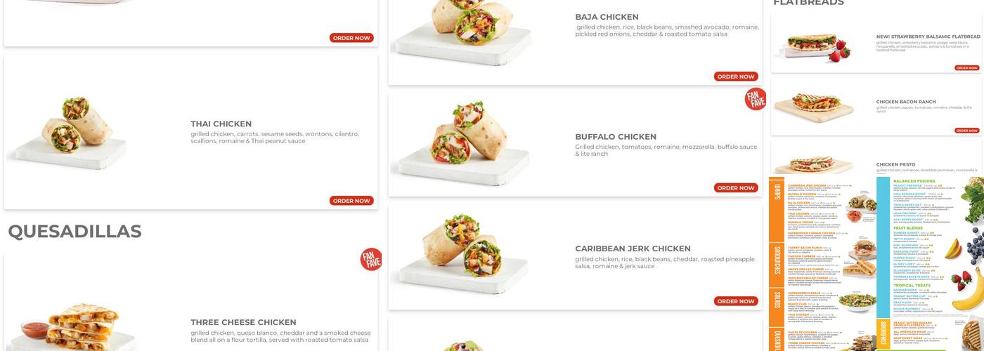 Tropical Smoothie Cafe Menu