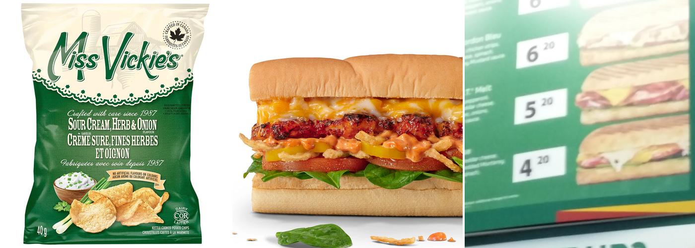 Subway Menu