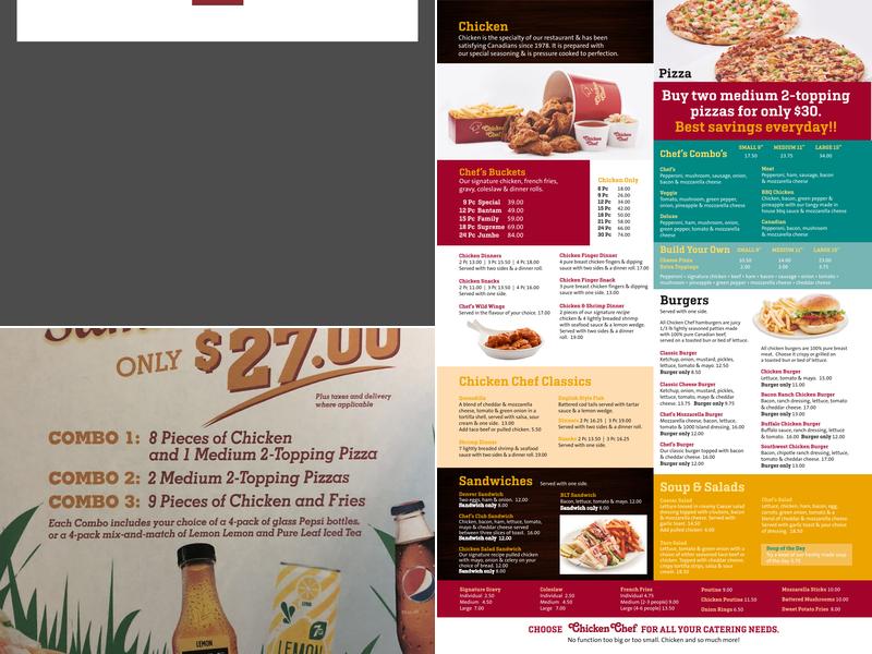 Chicken Chef Lorette Menu