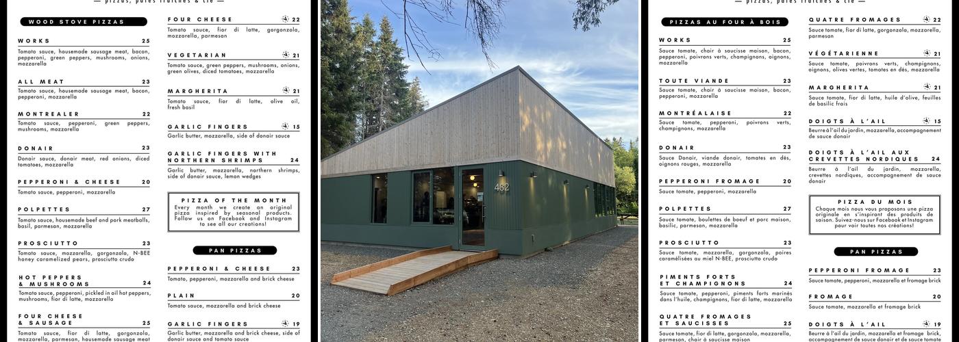 Atelier Gourmand Menu