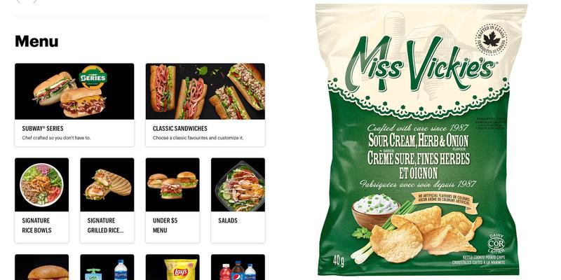 Subway Menu