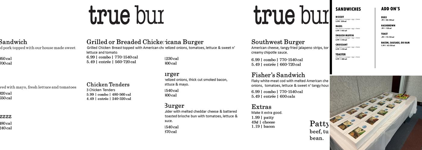 Chartwells at NPC Menu