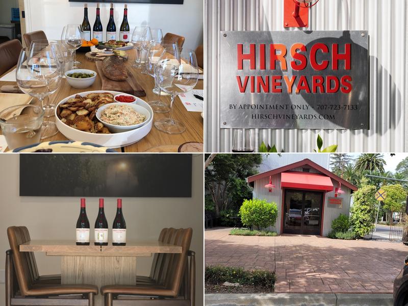 Hirsch Vineyards Tasting Room 57 Front St, Healdsburg