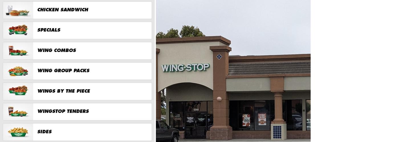 Wingstop Menu