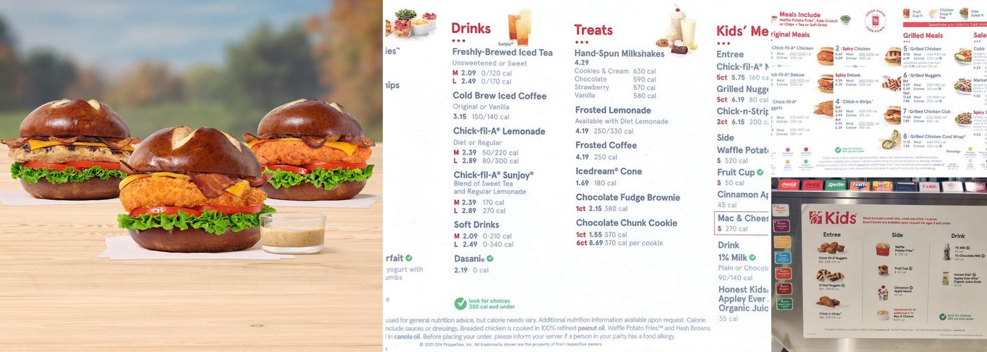 Chick-fil-A Menu