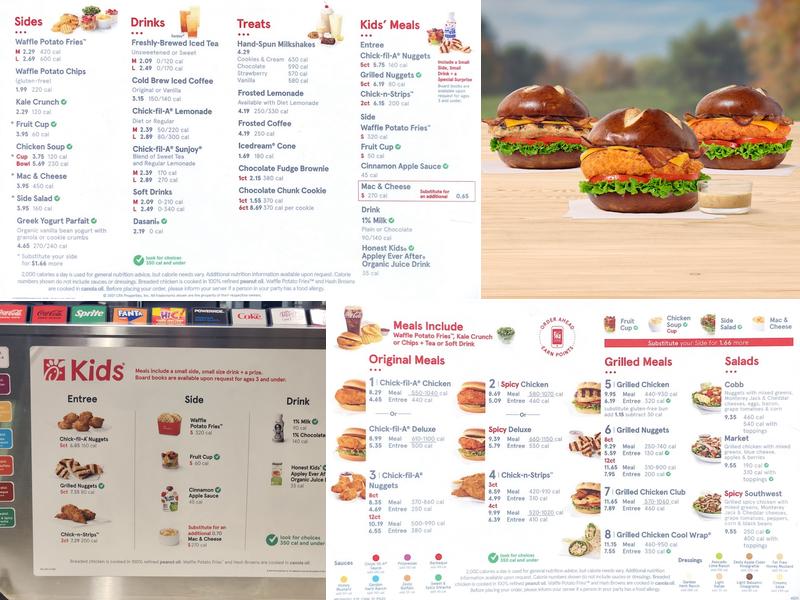 Chick-fil-A Menu
