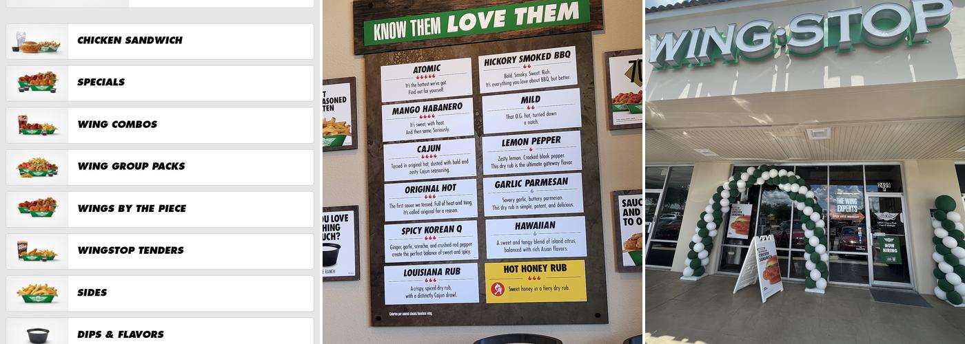 Wingstop Menu