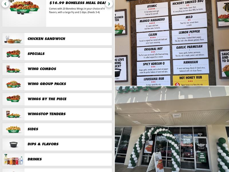Wingstop Menu