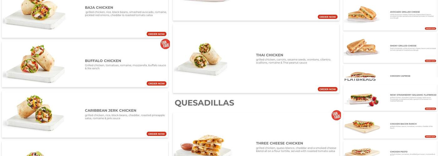 Tropical Smoothie Cafe Menu