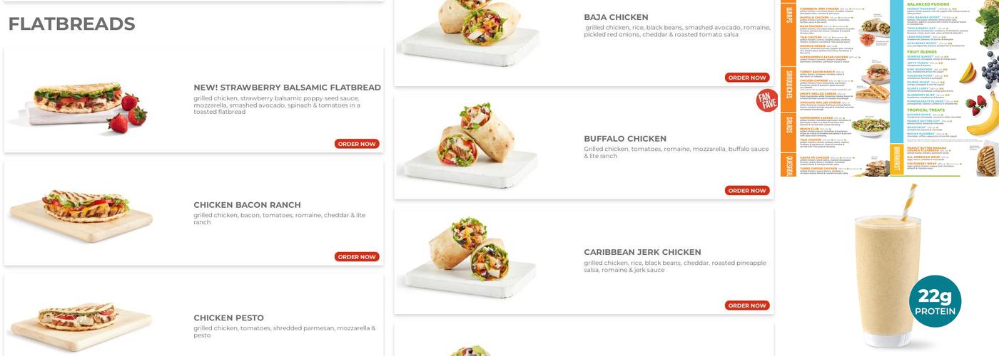 Tropical Smoothie Cafe Menu