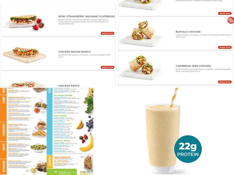 Tropical Smoothie Cafe Menu