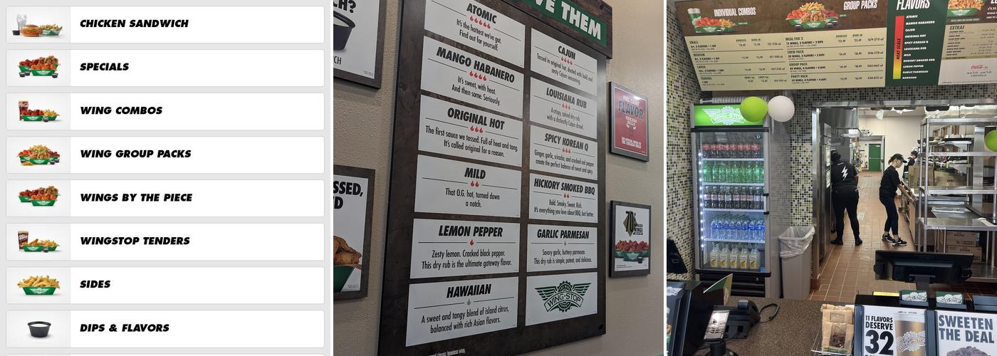 Wingstop Menu