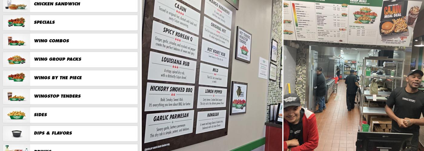 Wingstop Menu