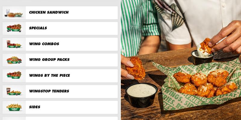 Wingstop Menu