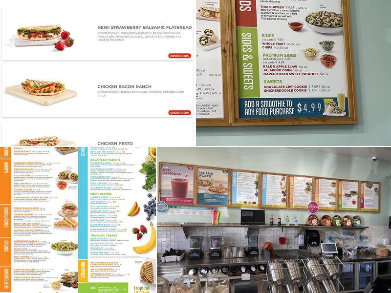 Tropical Smoothie Cafe Menu
