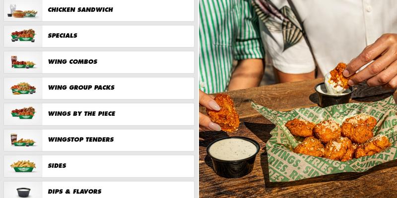 Wingstop Menu