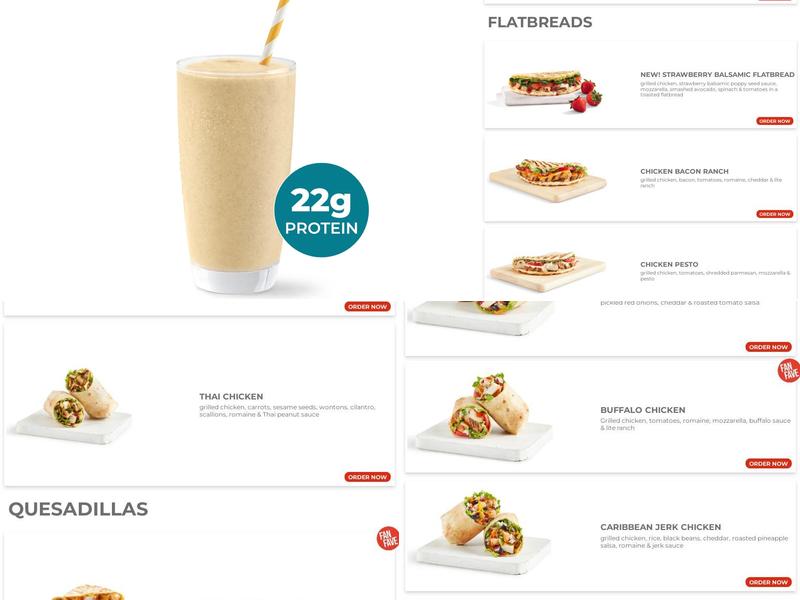 Tropical Smoothie Cafe Menu