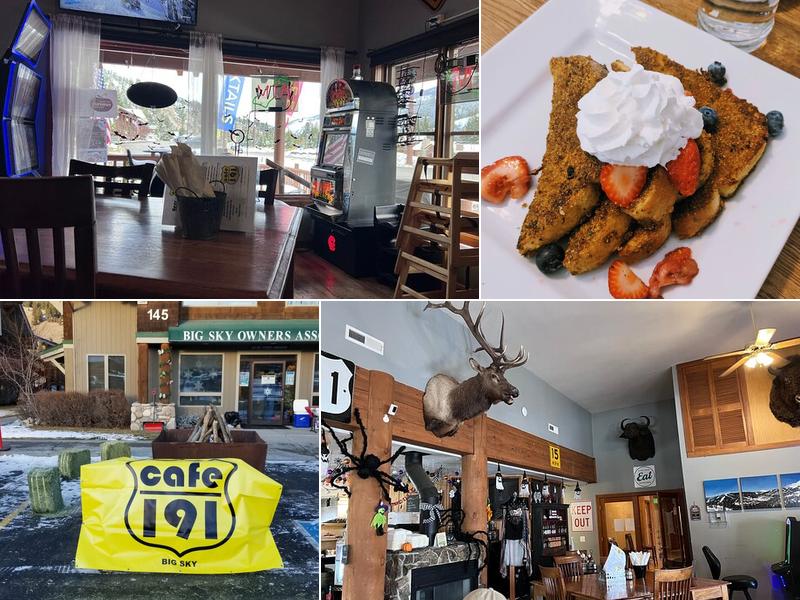 Cafe 191 Big Sky 47995 Gallatin Road Suite 101 Gallatin Gateway, Big Sky