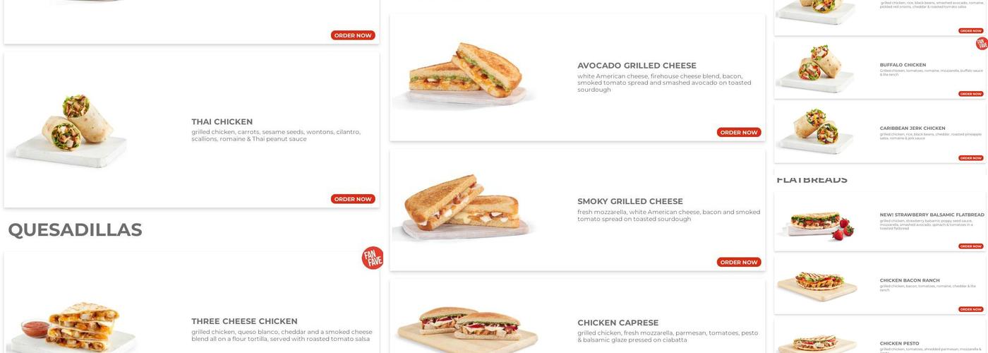 Tropical Smoothie Cafe Menu