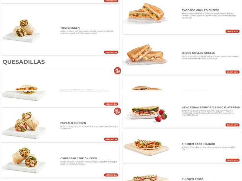 Tropical Smoothie Cafe Menu