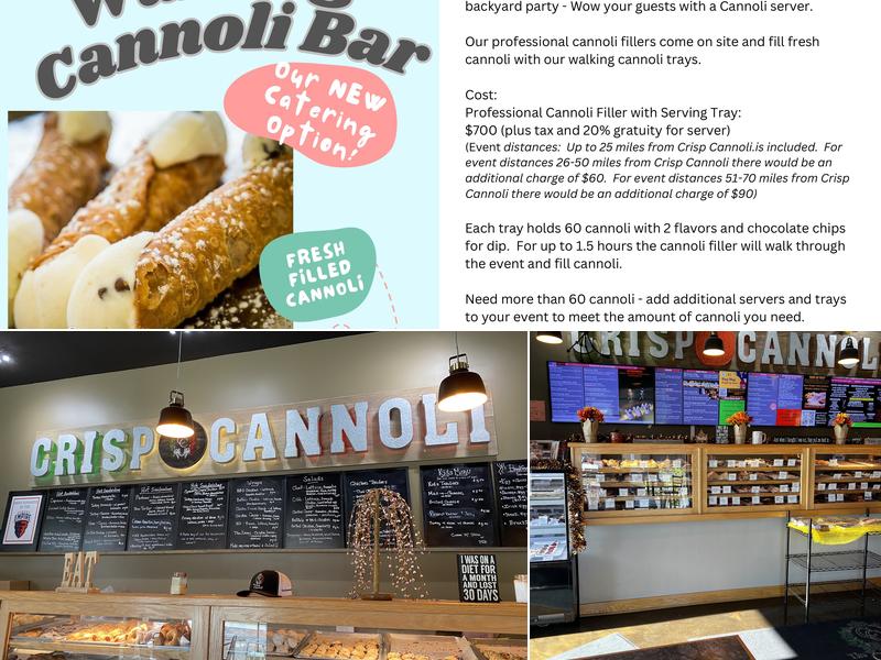 The Crisp Cannoli - Bakery & Cafe Menu