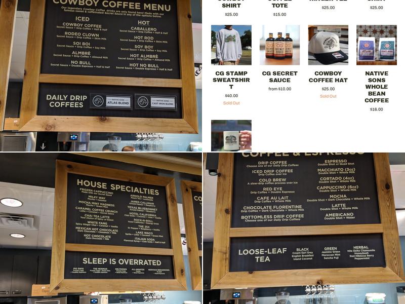 Common Grounds Baylor SUB Menu