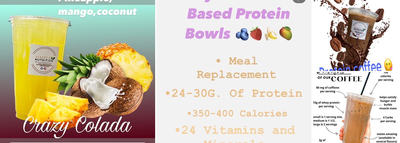 SIMPLE NUTRITION Menu