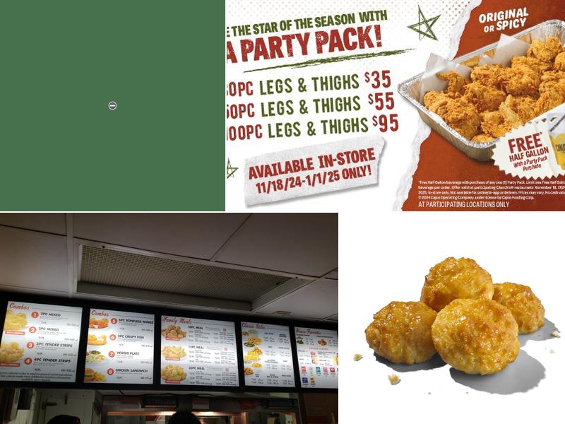 Church's Texas Chicken Menu