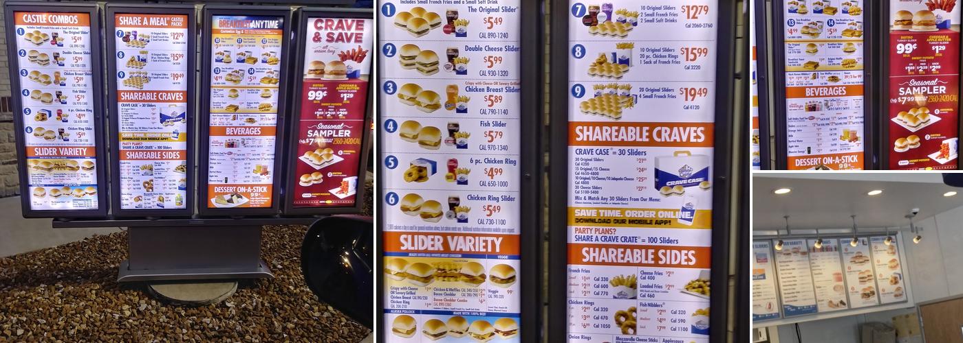 White Castle Menu