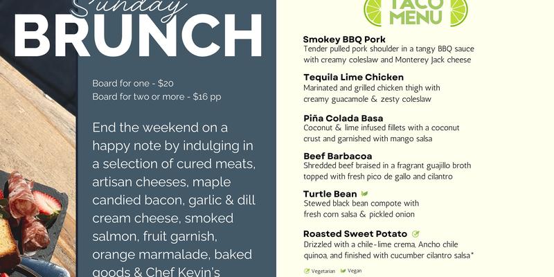 Rolling Grape Vineyard Menu