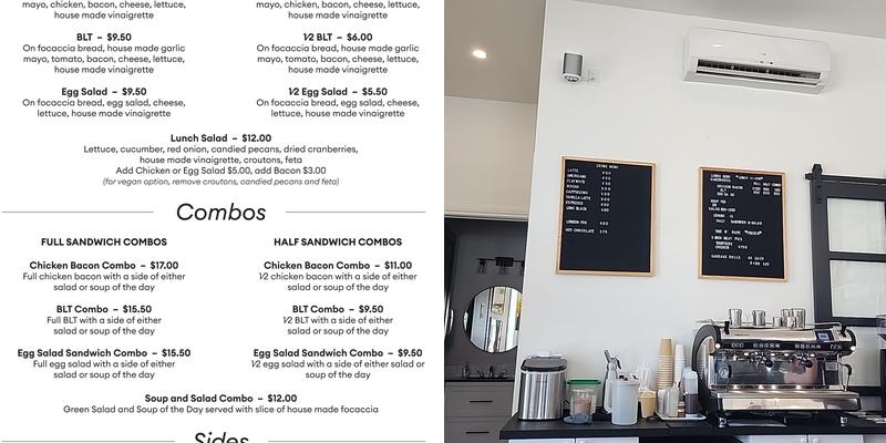 Union Block Bakery Menu