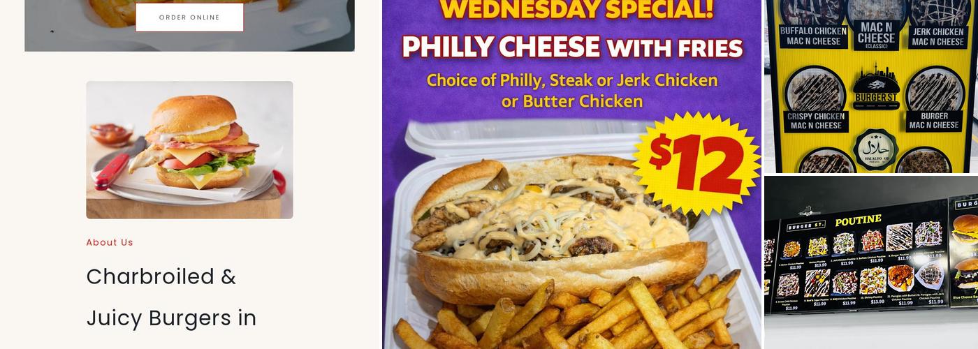 Burger St (Pickering) Menu