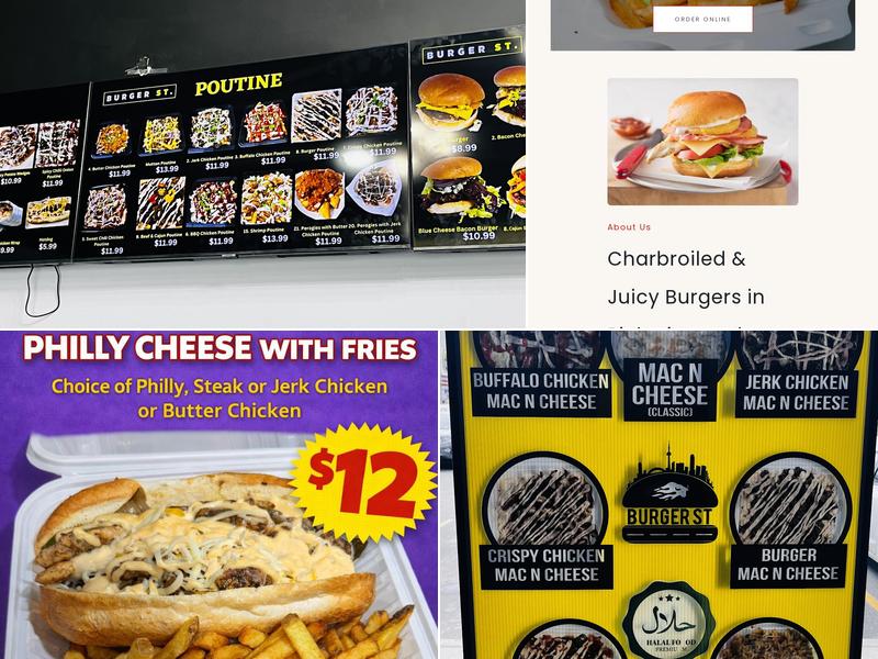 Burger St (Pickering) Menu