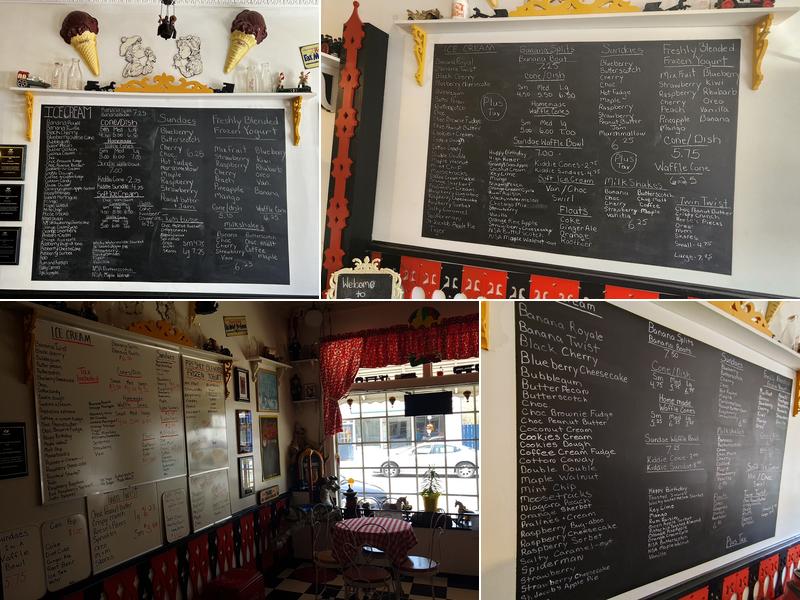 Twins Ice Cream Parlour Menu