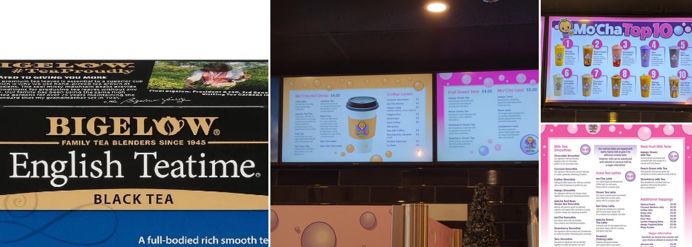 Mo'Cha Bubble Tea - Lambton Mall Rd Menu