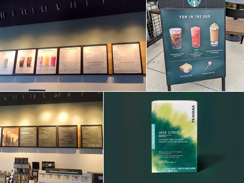 Starbucks Menu