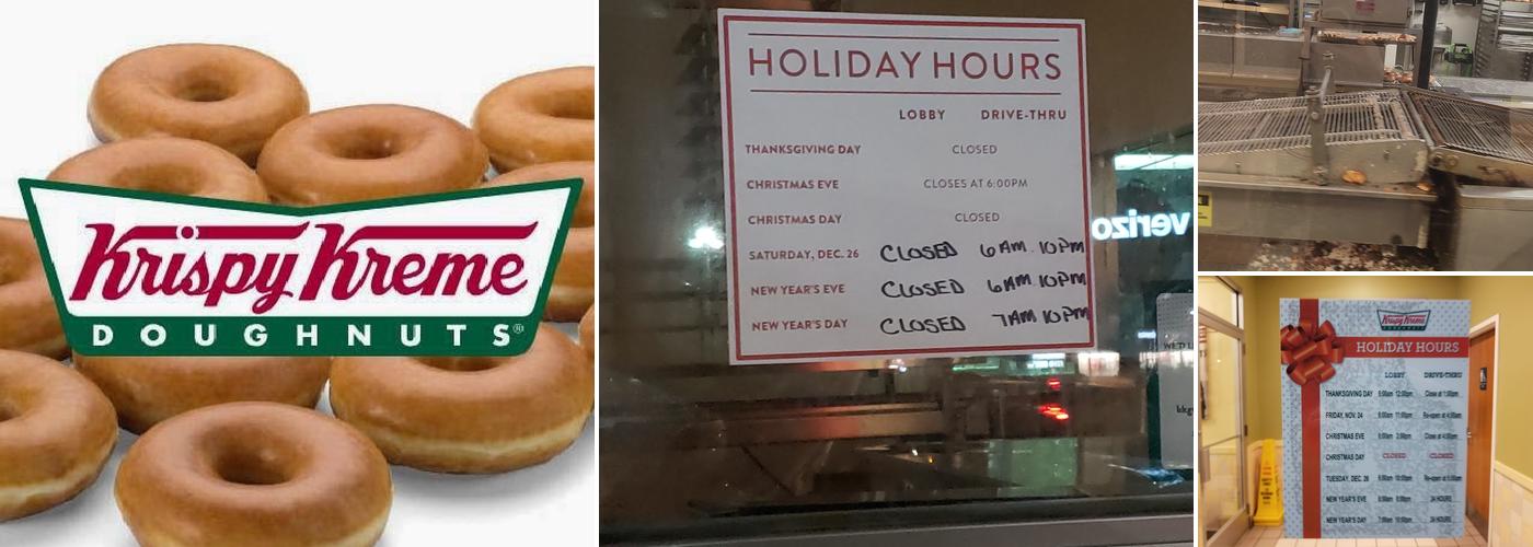 Krispy Kreme Menu