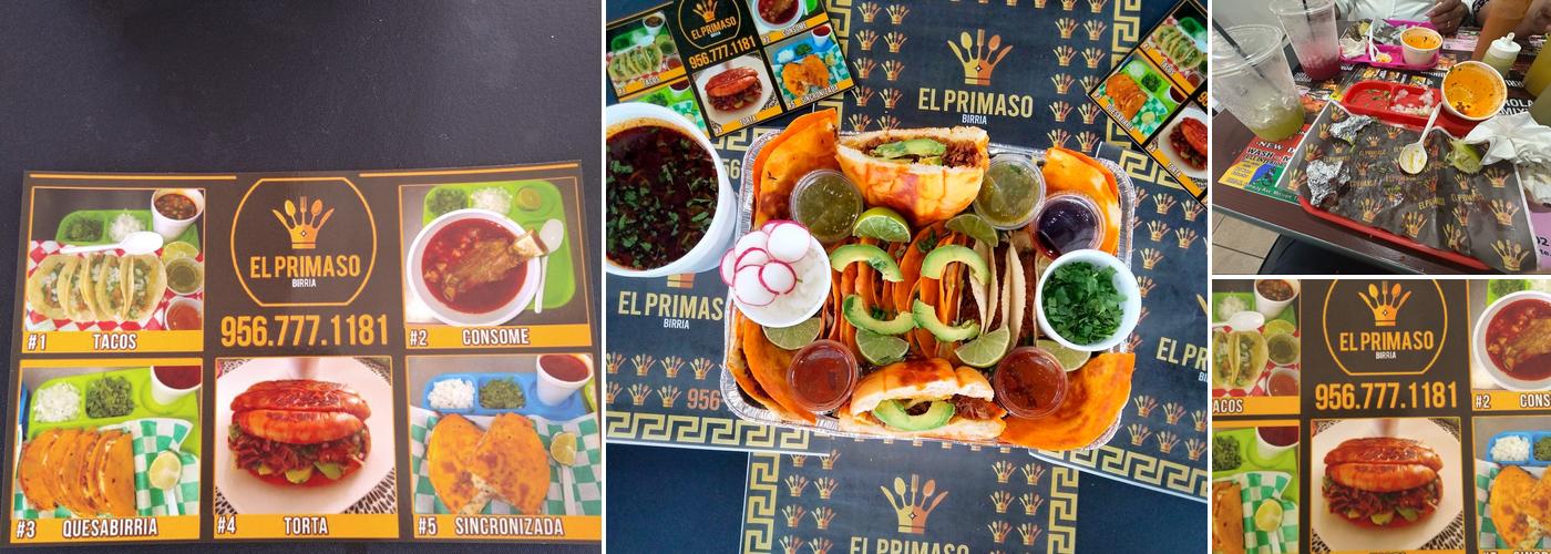 Birria el primaso Menu