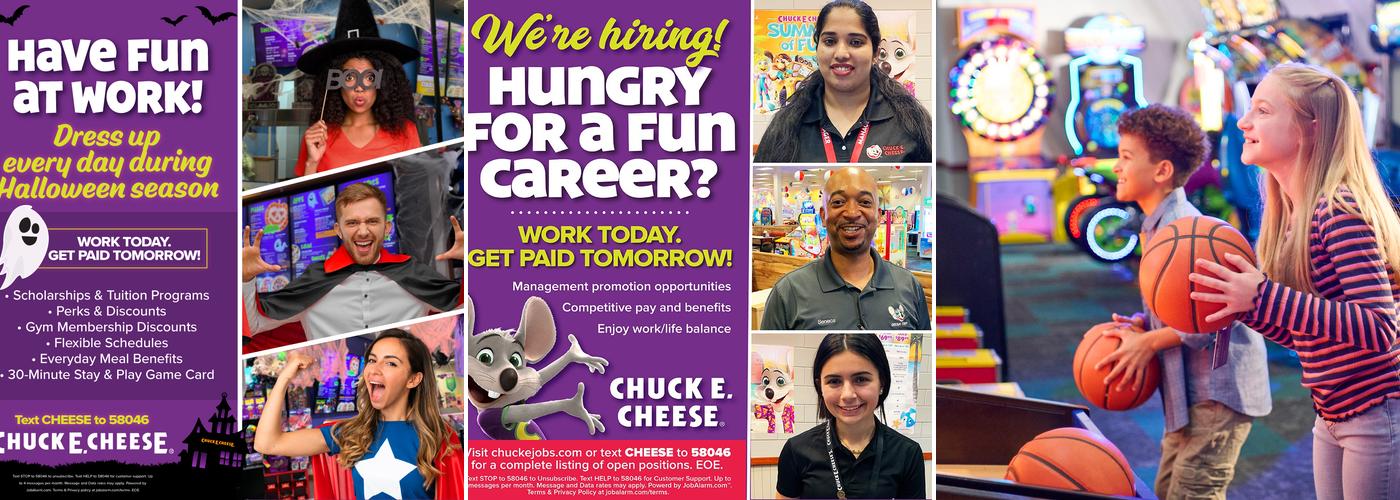 Chuck E. Cheese Menu