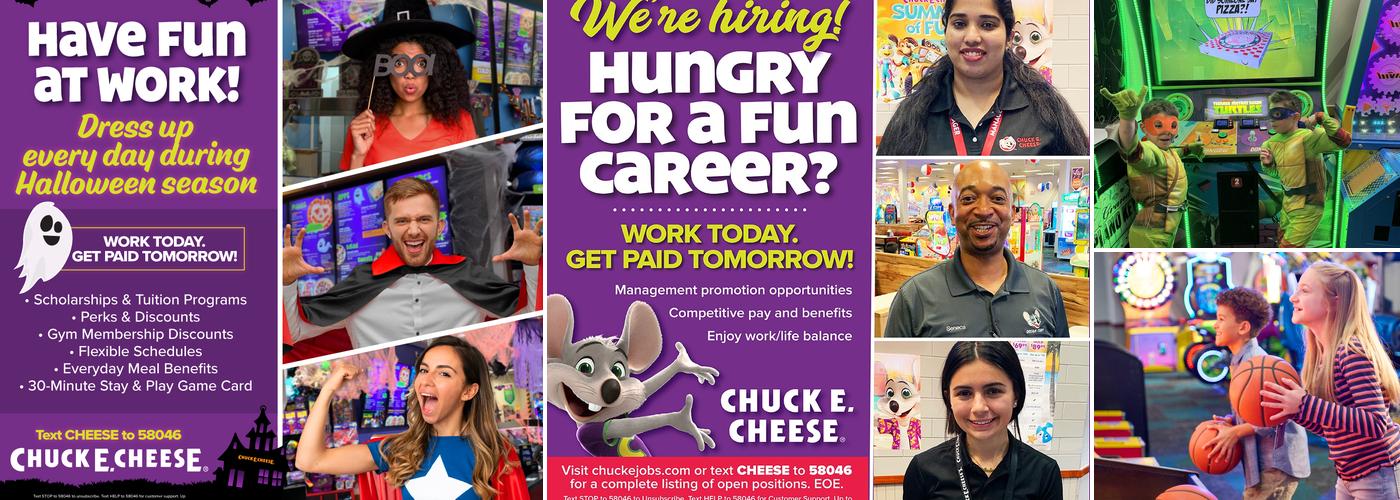Chuck E. Cheese Menu