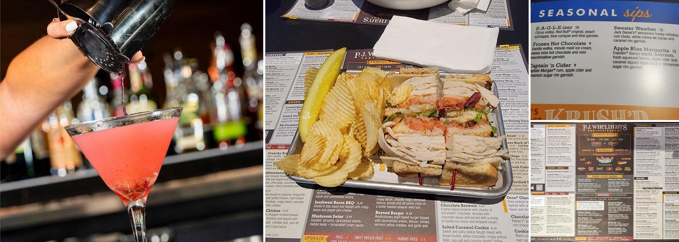 P.J. Whelihan's Pub + Restaurant - Hatfield Menu